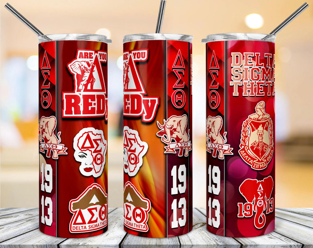 Delta Sigma Theta Reusable Coffee Cup – Rosa's Greek Boutique, Inc.