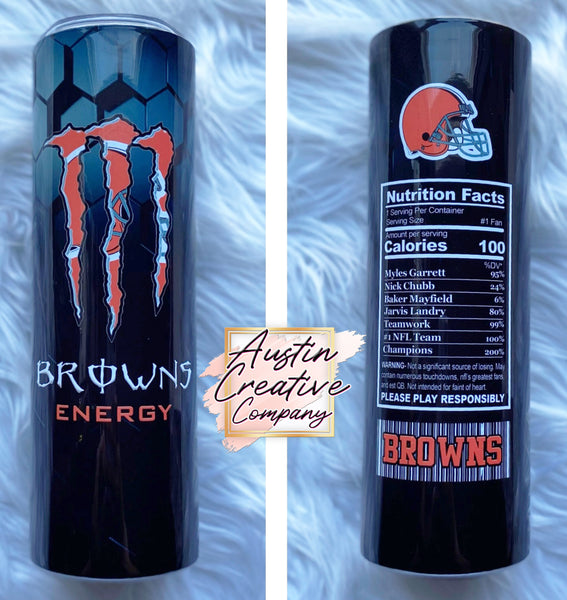 Monster Football Tumbler