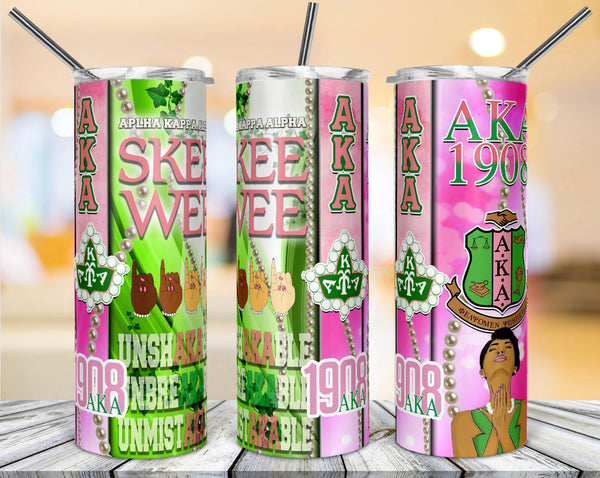 Alpha Kappa Alpha Tumbler